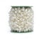 krismile® 200 Füßen, Rolle kristall klar Diamant Acryl Faux Kristall Perlen von der Rolle für Blumen Hochzeit Party Dekoration elfenbeinfarben
