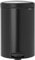 Brabantia 114106 Treteimer mit Inneneimer aus Kunststoff, stahl, matt schwarz, 20 Liter