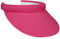 Lipodo Damen Visor - Sport Cap mit Schirm in One Size (54-60 cm) - unifarbene Sonnenblende aus 100% Baumwolle mit Frotteeband - Sonnencap Frauen Golf, Tennis oder Freizeit - Sommer pink One Size