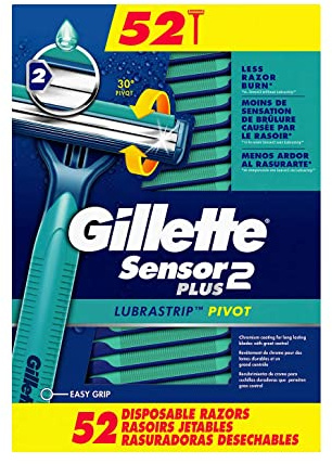 Gillette Sensor2 Plus Disposable Razor (52 Pack)