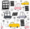 murando Vlies Tapete Deko Panel Fototapete Kinderzimmer Wandtapete Wanddeko 10 m Tapetenrolle Mustertapete Wandtapete modern design Dekoration - Autos Fahrzeuge für Kinder Junge e-B-0025-j-a