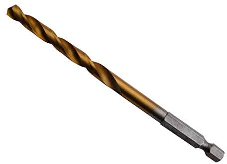 1,5 mm TITAN Bohrer mit Sechskantschaft HSS-TIN Spiralbohrer mit Bit-Aufnahme VE 10 Stück