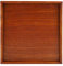 Bandeja de madera natural de la porción, bandeja de té cuadrada de madera sólida, platos de madera de la comida del té del disco de la placa para el café/el restaurante/el hogar(30 * 30cm)