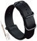 MZBUTIQ 24mm Schwarz Nylon Uhrenarmband Watch Belt für Herren Damen Matte Schwarze Schnalle 4 Ringe