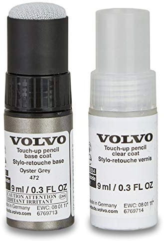 VOLVO Original Lack 472 Ausbesserungslack Oyster grey pearl Stift Satz 31266566 OE