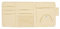 X AUTOHAUX Car Sun Visor Organizer Storage Pocket Pouch for Pen CD Card Beige