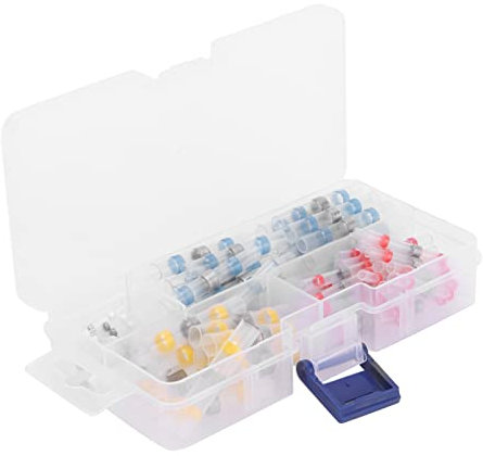 Manicotto a saldare, termoretraibile in plastica 100 pezzi Connettore a saldare per saldatura durevole per marine per auto