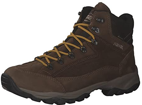 Meindl Mens Baltimore GTX Boot - Chestnut-Mustard Yellow 7.5, Chestnut/Mustard Yellow