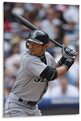 Ichiro Suzuki Poster Jungenzimmer Poster Kunst Poster Leinwand Gemälde Dekor Wandbild Foto Zuhause Modern Dekorative Poster 40 x 60 cm