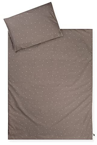 Julius Zöllner Kinderbettwäsche 100% Organic Baumwolle, Standard 100 by OEKO-TEX, made in Germany, Gr. 100x135 + 40x60 cm, Wild Dots
