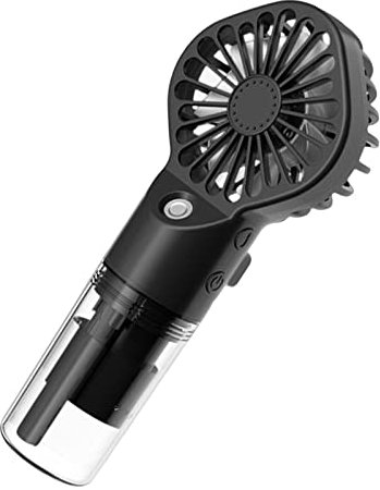 Gralara Portable Handheld Misting Fan, Mister Personal Spray Fan Cooling Fan Misting Fan, Black