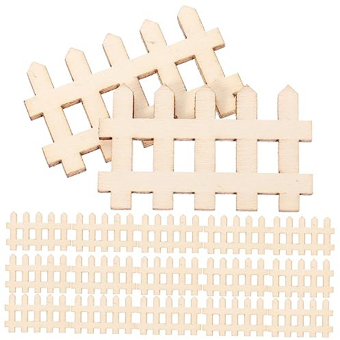 DOITOOL 100stücke Miniaturzaun Aus Mini Gartenzaun Lattenzaun Für Modellbau Dekoration Miniatur Zaun Requisite Für Fotorequisiten Filigrane Verarbeitung Langlebig Und Sicher