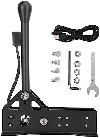 USB-Handbremse für PC SIM-Rennspiele, PC-Rennspiel, Leiser SRS-Sequential-Shifter-Gangschaltung, SIM-Handbremse für G25 G27 G29 für T300 T500