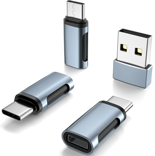 Adaptateur Lig-hting vers USB C, 3 adaptateurs Li-ghting vers USB B B, Charge Rapide et Transfert de données; Compatible avec Phone 15/15 Plus / 15 Pro, la Fonction OTG n'est Pas Prise en Charge.