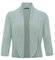 OPUS Damen Langarmshirt | Shirtjacke Sandrine Breeze Regular in Feinstrick Optik Aloe Green, 40