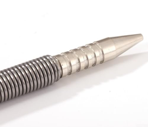 Set di chiodi a molla senza martello, fori centrali per metallo e lavorazione del legno (B)