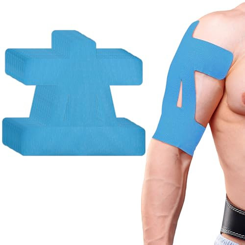 10 Stück PreCut tapes für Rücken & Nacken tapes Vorgeschnitten Hautfreundlich mit perfektem Wasserfestes Elastisches Physio Tape Trage-komfort