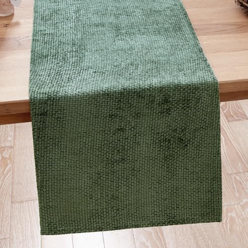 Tischläufer Chenille, 100% Polyester Maße: 40 x 140 cm