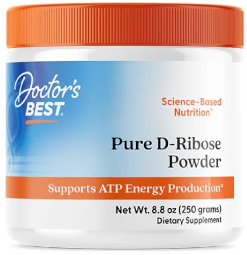 Doctor's Best - D-Ribose Pulver | Natürliche Energiequelle für Muskeln - 250g
