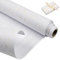 Rouleau de papier cadeau d'anniversaire 43 cm x 9 m, papier d'emballage kraft blanc recyclable pour anniversaire, mariage, baby shower, décoration de fête