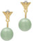Emporio Armani Damen Gold-Ton Messing Ohrring, EGS3227710