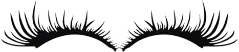 ARTSEWPLY Auto Aufkleber Wimpern für Scheinwerfer Schwarze Pet Eyelashes Car Decoration Sticker Hitze und Lichtbeständig Einfach zu Kleben und Rückstandsfrei Entfernbar Langlebige Fahrzeug