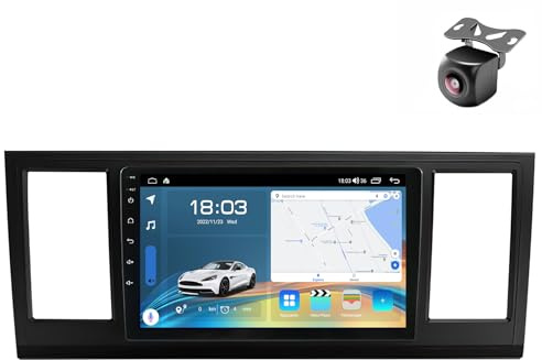 Android 15 Car Radio para VW Volkswagen Caravelle 6 T6 T6.1 2015-2020 2din NAVEGACIÓN GPS con Pantalla Táctil 9 Pulgadas Reproductor Multimedia Autoradio Carplay Android Auto (Y3 8Core 2+32G)