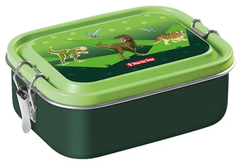 Step by Step Lunchbox Stainless Steel Dino grün