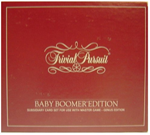 Trivial Pursuit Baby Boomer Edition Subsidiary Card Set For Use With the Master Game - Genus Edition