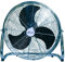 Fraschetti 496065 Ventilator mit Flügeln für Zuhause, Schwarz, Chrom, Flur, Tisch, drehbar, 100 W, Wechselstrom