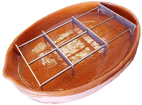 Parrilla telescópica especial asados, inox, adaptable según tamaño (cazuela de la foto no incluida)