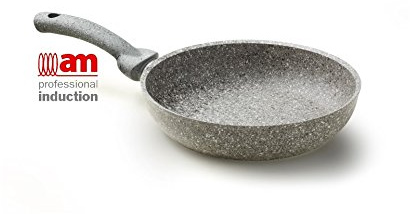 Bratpfanne antihaftbeschichtet Stein cm.30 – Herz von Stein Induction