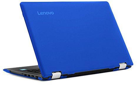 mCover Funda rígida para portátil Lenovo Ideapad Flex 5 14 (5-1470) de 14 Pulgadas, Protege contra caídas accidentales, Color Azul