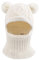 XIAOHAWANG Wintermütze Jungen Warme Strickmütze Mädchen Dicke Kindermützen Schlupfmütze Winddicht Kälteschutz Mütze für Baby, Kinder (Weiß, 3-9Jahren)