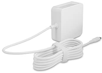 LMP Adaptador de Corriente USB-C de 96 W, PD (máx.96 W), Cable de alimentación Fijo de 1,5 m, Cable de CA de 1,5 m, Blanco