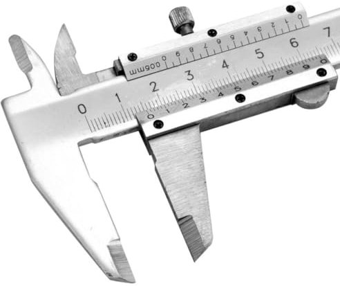 Hohe Genauigkeit Kohlenstoffstahl Metall Messschieber, Mikrometerlehre Messwerkzeug 0-150mm Digital Edelstahl Zoll/mm/Brüche zum Messen und Ablesen von Werten mit Schutzbox