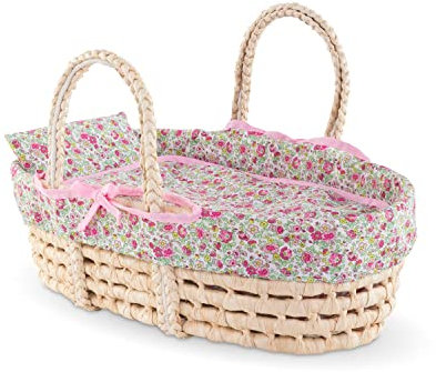 Corolle - Couffin tressé, Accessoire, pour Poupon 36 et 42cm, dès 3 Ans, 9000141350