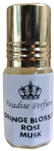 Orange Blossom Rose & Musk | Gorgeous Roll On Fragrance Perfume Oil 3ml 6ml 12ml | Scent | Vegan & Cruelty-Free | Alcohol-Free | PPG (3ml)