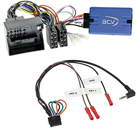 EHO Lenkradfernbedienung Adapter Interface LFB Multi-Anschluss passend für Citroën C4, C4 Picasso (Typ L) 2006-2010, kompatibel mit verschiedenen Autoradios