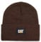 Cat erpillar Herren CAT Label Cuff Beanie, Kaffeebohne, Einheitsgr��e