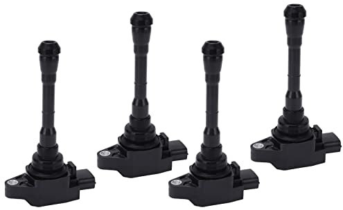 Qiilu Zündspule, 4 Stück Automotor Zündspule 22448 1KC0A für JUKE 2011-2017, ROGUE SPORT 2017-2020, 2017-2019