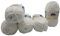 Ilkadim Export 5 x 100 Gramm Himalaya Dolphin Strickwolle, Babywolle einfarbig, 500 Gramm Wolle Strickgarn Super Bulky (Weiß 80301)
