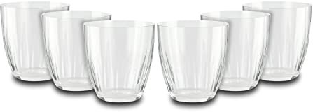 Peill+Putzler Germany 6er Set Becher klar, 260ml Volumen, aus hochwertigem Kristallglas, sehr pflegeleicht da Spühlmaschinengeeignet, Glanzstücke für jede Gelegenheit