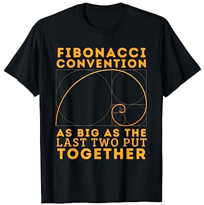 Fibonacci Spirale Fibonacci Folge Fibonacci Goldener Schnitt T-Shirt