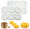 mostsom Silikonform in Blumenform, Donut-Formen, Backformen, 6 Mulden, wiederverwendbar, für Küche, Spülmaschine, Ofen, Mikrowelle, Gefrierschrank geeignet (Blumen-Donut J)
