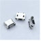 AANAN 100 stücke USB 5pin 5,9mm DIP2 Keine Seite B Typ Flache Öffnung Ohne Curling Seite Buchse Kompatibel Handy USB