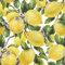 ReWallpaper 44.5cm×7m Tapete Weiß Muster Zitrone Selbstklebende Fototapete Küche Wand Klebefolie Möbel Muster Gelb Zitrone Tapete Badezimmer Wasserfest Tapete Dschungel Vintage