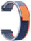 Amzpas 20mm 22mm Nylon Uhrenarmband, Verstellbares Nylon Fabric Weich Armband Schnellverschluss Uhrenarmbänder mit Klettverschluss für Herren und Damen, Bandbreite 20mm 22mm, Orange Blau Grau