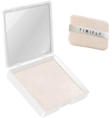 100 Stück Oil Control Paper - Face Oil Blotting Papers mit Spiegelhülle und Selbstklebender Puderquaste - Natürliche Gesichts Löschpapier, Gesichtsöl-Löschblätter für Männer und Frauen, Weiß