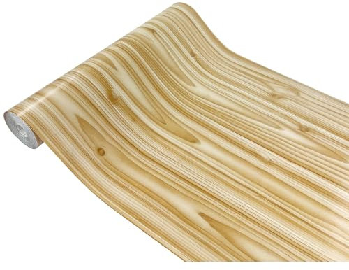 DecoMeister Vinilo Autoadhesivo Imitación Madera Pino Papel Adhesivo Para Cocina Encimera Puertas Lámina Para Muebles Pegatina Decorativa Decoración Rollo Para Forrar 45 x 100 cm Por Metros